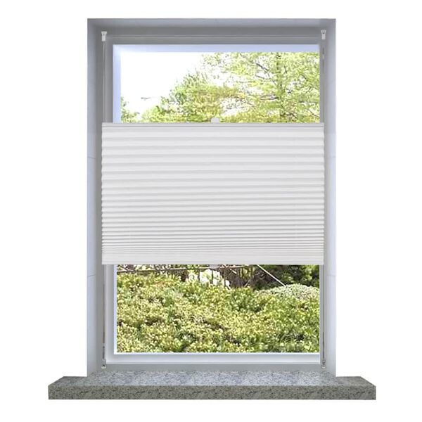 vidaXL Plisséjaloezie Wit 70x200 cm - 55% Korting!