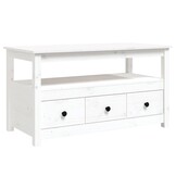 vidaXL Salontafel Grenenhout Wit - 47% Korting
