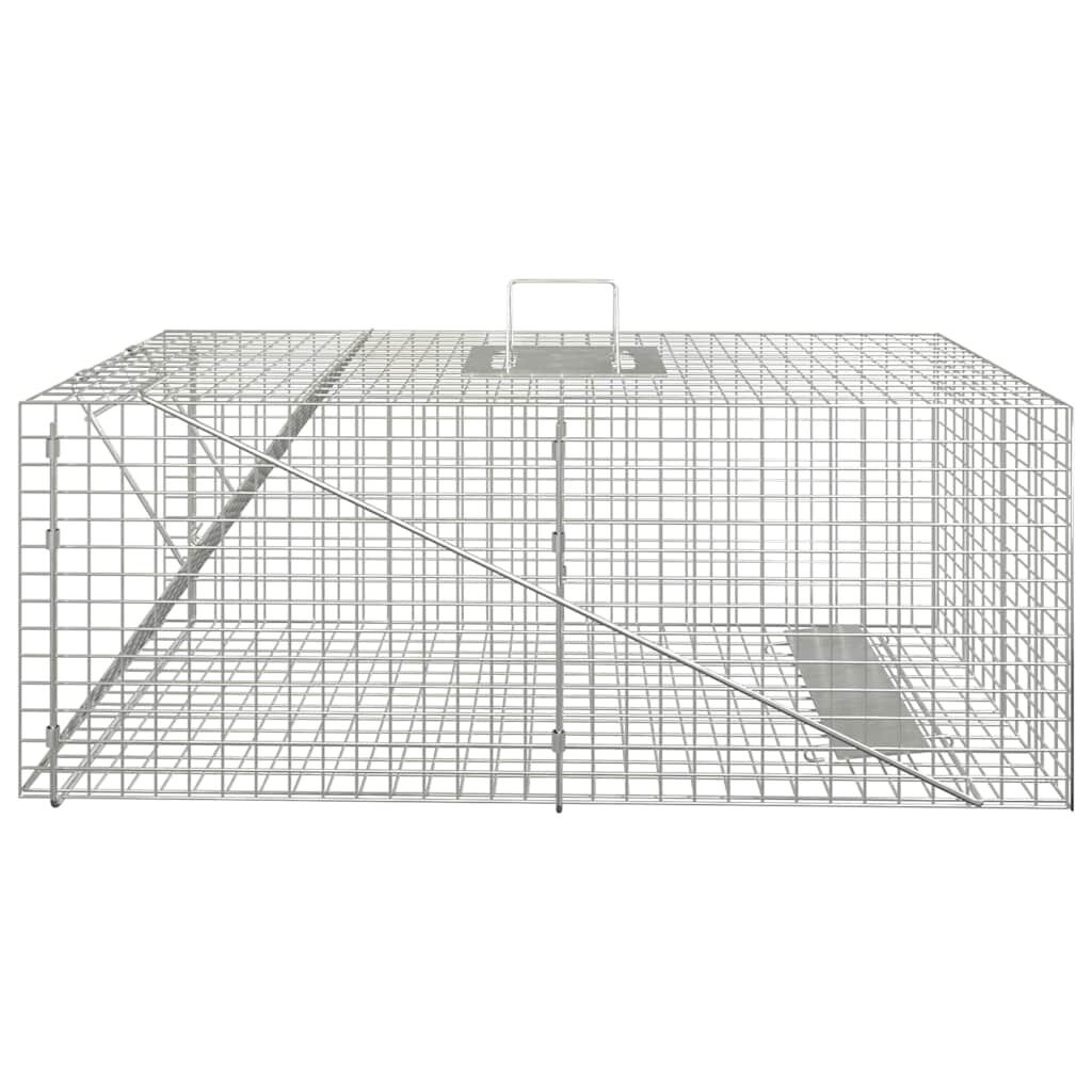 vidaXL Dierenval 64,5x25x26,5 cm gegalvaniseerd ijzer