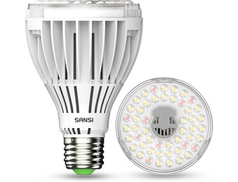 LED Plantenlamp Volledig Spectrum 30W E27 met 660nm rood licht voor Kamerplanten, Zaailingen, Groenten, Bloemen, 60° Stralingshoek, 250W Equivalent