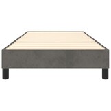 vidaXL Bedframe 90x200cm - Donkergrijs Fluweel (34% Korting)