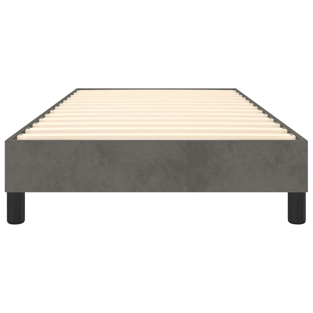 vidaXL Bedframe 90x200cm - Donkergrijs Fluweel (34% Korting)