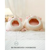 JanYoo Hondenhok & Konijnenmand L, Zacht en Wasbaar Knuffelnest voor Cavia's, Hamsters, Fretten en Meer