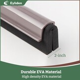 Eyliden Vloerwisser met telescopische handgreep, zware vloerreiniging, krasvast, duurzaam EVA-schuimblad voor badtegels, glazen ramen