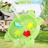 Maysida Schildpad Zandbak met Deksel en 8 Delige Speelgoedset voor Kinderen 3-6 Jaar