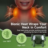 Draadloos Nekmassageapparaat met Warmte | 42% Korting