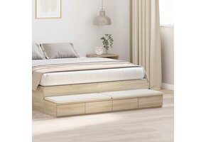 vidaXL Bedlades Sonoma Eiken - 29% Korting!