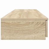 vidaXL Bedlades Sonoma eiken 160 x 36,5 x 16,5 cm Bewerkt hout