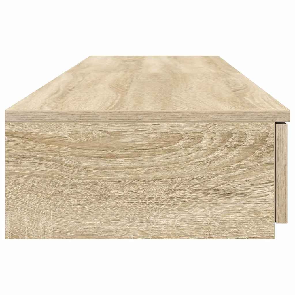 vidaXL Bedlades Sonoma eiken 160 x 36,5 x 16,5 cm Bewerkt hout