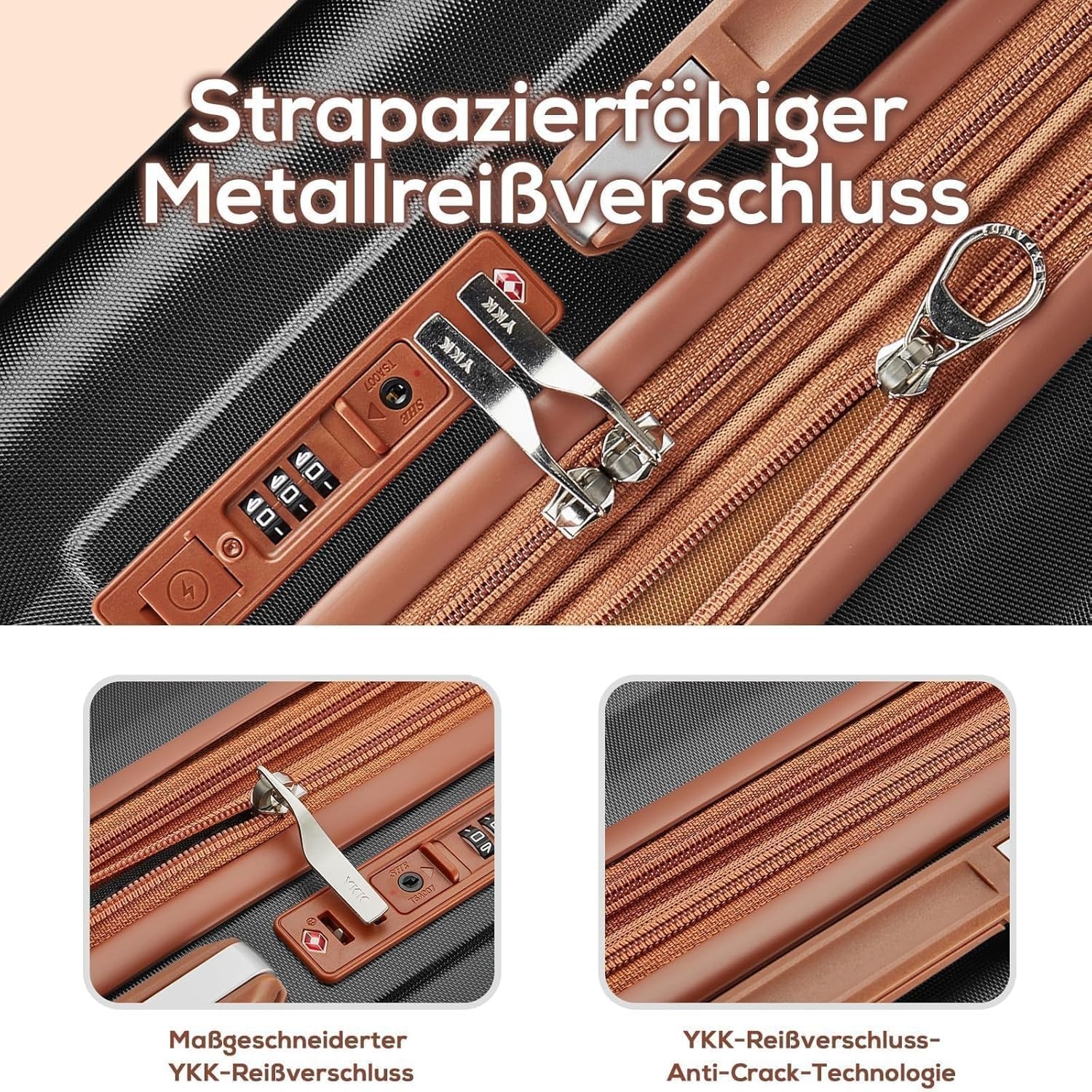 Joyway Kofferset 6-delig Zwart