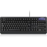 Waterdicht wasbaar toetsenbord met numeriek blok, IP65, zwart, QWERTZ layout