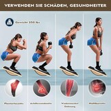 Balance Board van hout, premium balansboard en wiebelplank voor volwassenen, antislip evenwichtstrainer met lichaamsbalans-oefening, 33 x 42 cm, monobord (zwart, natuurlijk hout)