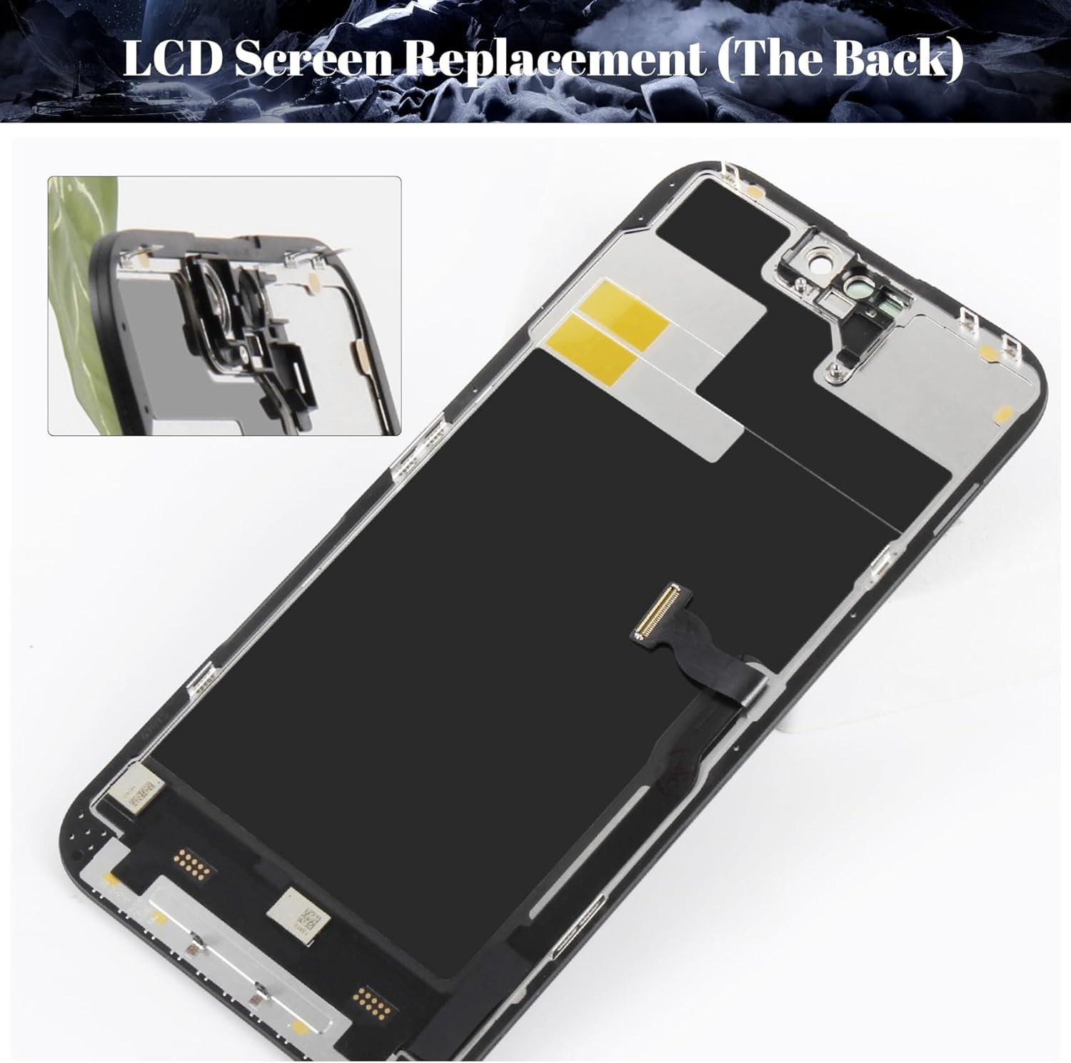 Vervangingsscherm Reparatiekit voor iPhone 14 Pro Max LCD TFT Incell Digitizer Touchscreen 6.7 inch Zwart Zonder Frame
