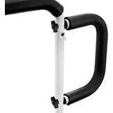 Bedgreep Opstahulp - Stalen bedsteun met zijgreep, in hoogte verstelbaar, schuim grip, voor ouderen en gehandicapten