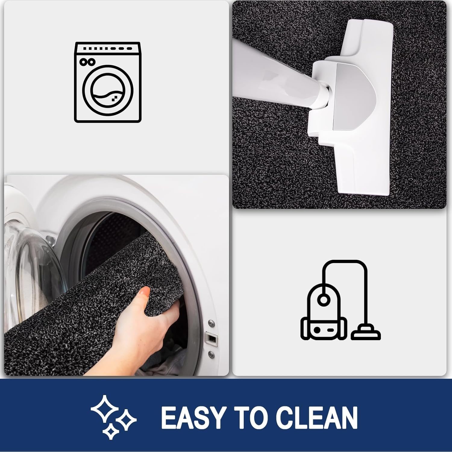 FCSDETAIL Deurmat voor entree van 80 x 178 cm, antislip en wasbare deurmat die stof vangt voor hond, entree, deur, hal, keuken