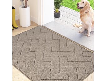 Deurmat Binnen 50 x 80 cm, Antislip en Wasbare Vloermat voor Huisdieren, Ingang en Hal