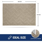 Deurmat Binnen 50 x 80 cm, Antislip en Wasbare Vloermat voor Huisdieren, Ingang en Hal