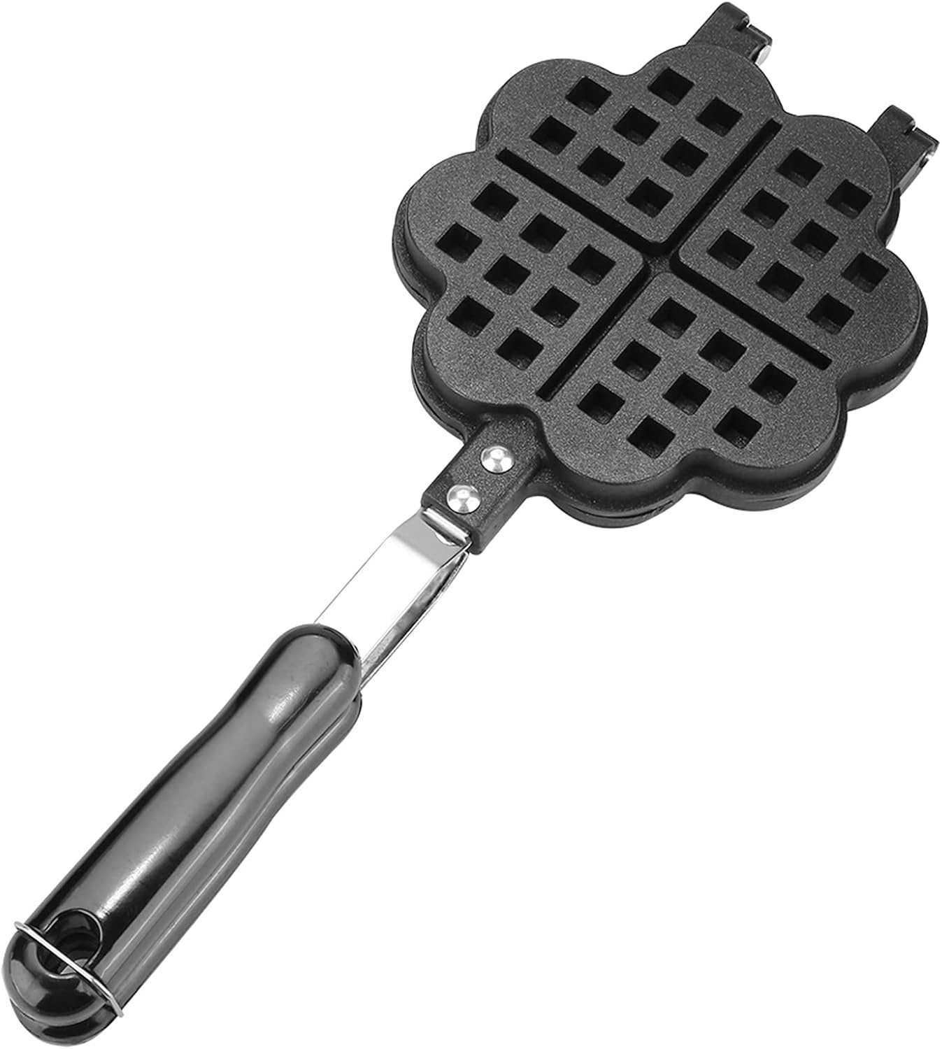 Wafelijzer, Hartvorm Huishoudelijke Keuken Gas Non-stick Wafelijzer Pan, Schimmel Schimmel Druk Wafel Bakvorm Plaat Dessert Bakken Keuken Tool, Wafel Bakvorm Wafel Bakken Tool Wafelijzer Wafel Ba
