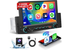 Autoradio Android 13 (1 Din) met 41% Korting