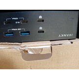 Thunderbolt 4 Dockingstation 20-in-1, 4x 6K@60Hz beeldschermen, 40Gbps, 96W PD voor MacBook Pro