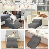 Honden trapjes 2 treden 55x40x30cm voor kleine honden - Bed & bank