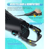 Verstelbare Zwemflossen Uniseks voor Volwassenen en Kinderen - Ideaal voor Reizen