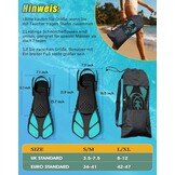 Verstelbare Zwemflossen Uniseks voor Volwassenen en Kinderen - Ideaal voor Reizen