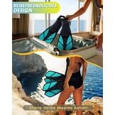 Verstelbare Zwemflossen Uniseks voor Volwassenen en Kinderen - Ideaal voor Reizen