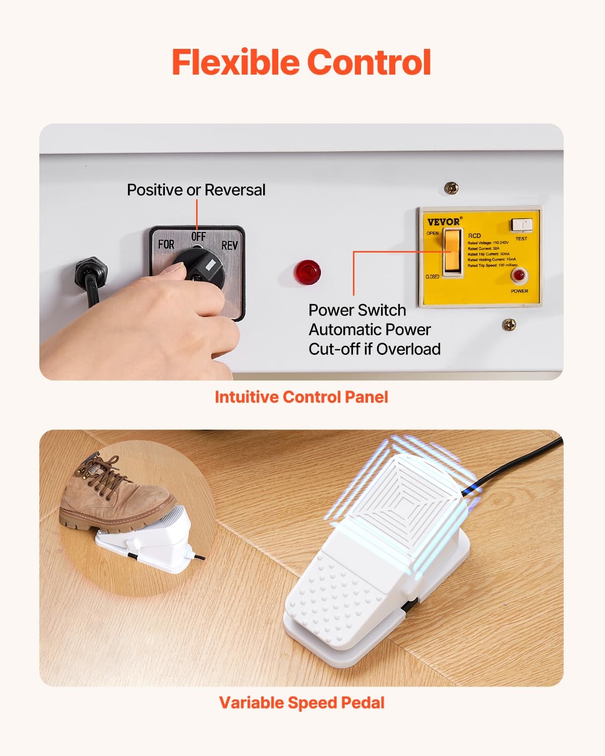 Mophorn Pottenbakkersschijf, elektrisch, 25 cm, vormmachine, 280 W, keramische machine, keramische wielmachine, doe-het-zelf voor keramische werkzaamheden, kunsthandwerk, wit