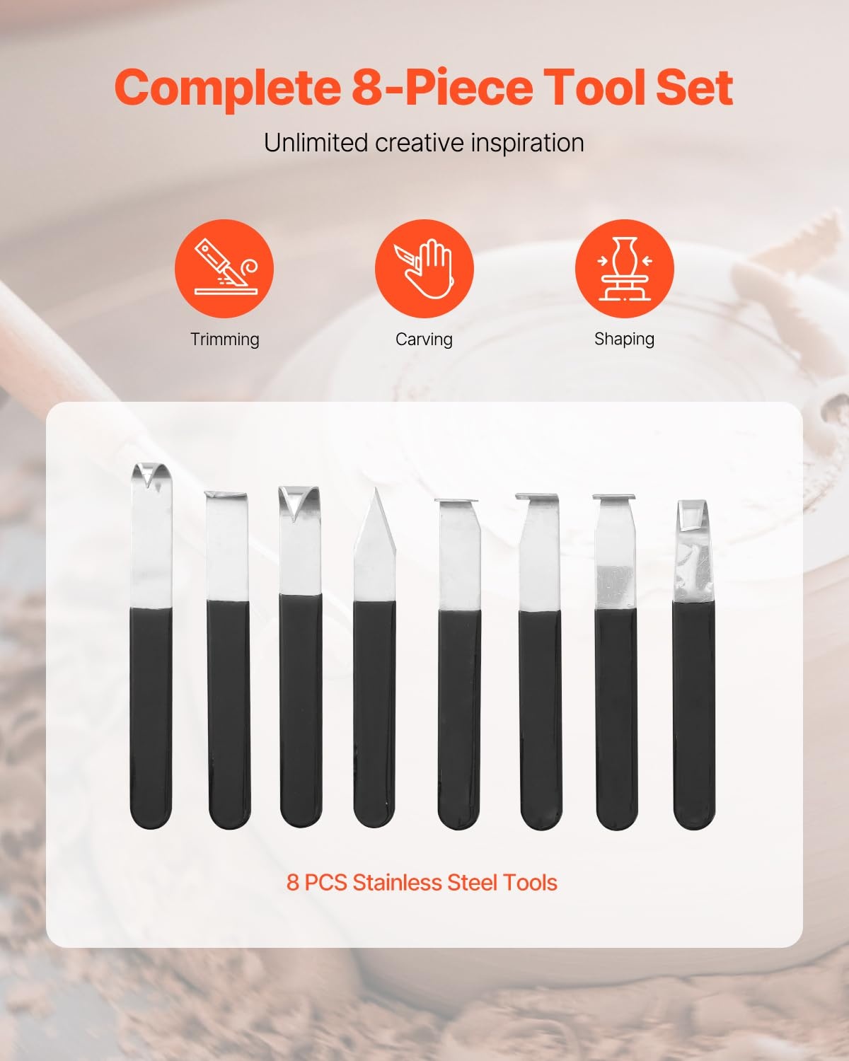 Mophorn Pottenbakkersschijf, elektrisch, 25 cm, vormmachine, 280 W, keramische machine, keramische wielmachine, doe-het-zelf voor keramische werkzaamheden, kunsthandwerk, wit