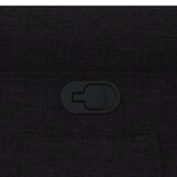 vidaXL Fauteuil verstelbaar stof zwart