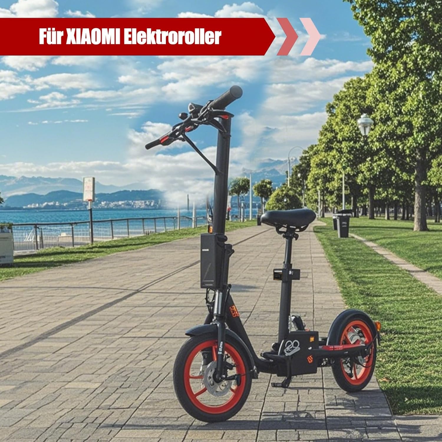 Zadel voor elektrische scooter, in hoogte verstelbaar, 46-70 cm, compatibel met Ninebot G30 elektrische scooter