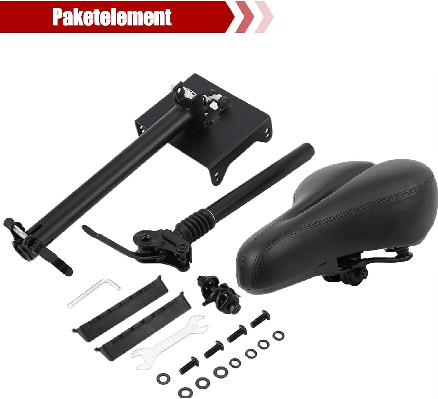 Zadel voor elektrische scooter, in hoogte verstelbaar, 46-70 cm, compatibel met Ninebot G30 elektrische scooter