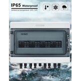 DIHOOL DC PV Overspanningsbeveiliging 4-kanaals Zonne-aansluitbox voor 4 Zonnepanelen 400W Balkonsysteem DC 15A