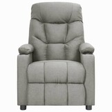 Verstelbare Lichtgrijze Stoffen Fauteuil - 52% Korting