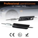 LED Zijmarkeringslichten Dynamisch Knipperend Amber voor BMW 1 3 5 Serie E90 E91 E92 E93 E60 E61 E82 E88 Gesmokte Lens