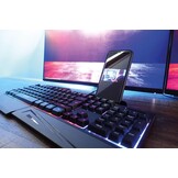 Gaming Toetsenbord met RGB & Smartphonehouder - 48% Korting