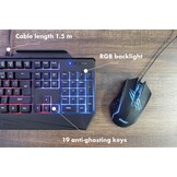 Gaming Toetsenbord met RGB & Smartphonehouder - 48% Korting