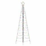 vidaXL LED Kerstboom 250cm Multikleur - 42% Korting
