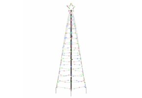 vidaXL LED Kerstboom Multikleur 250 cm - 48% Korting!