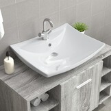 vidaXL Keramieken Wastafel 60cm - Met 62% Korting