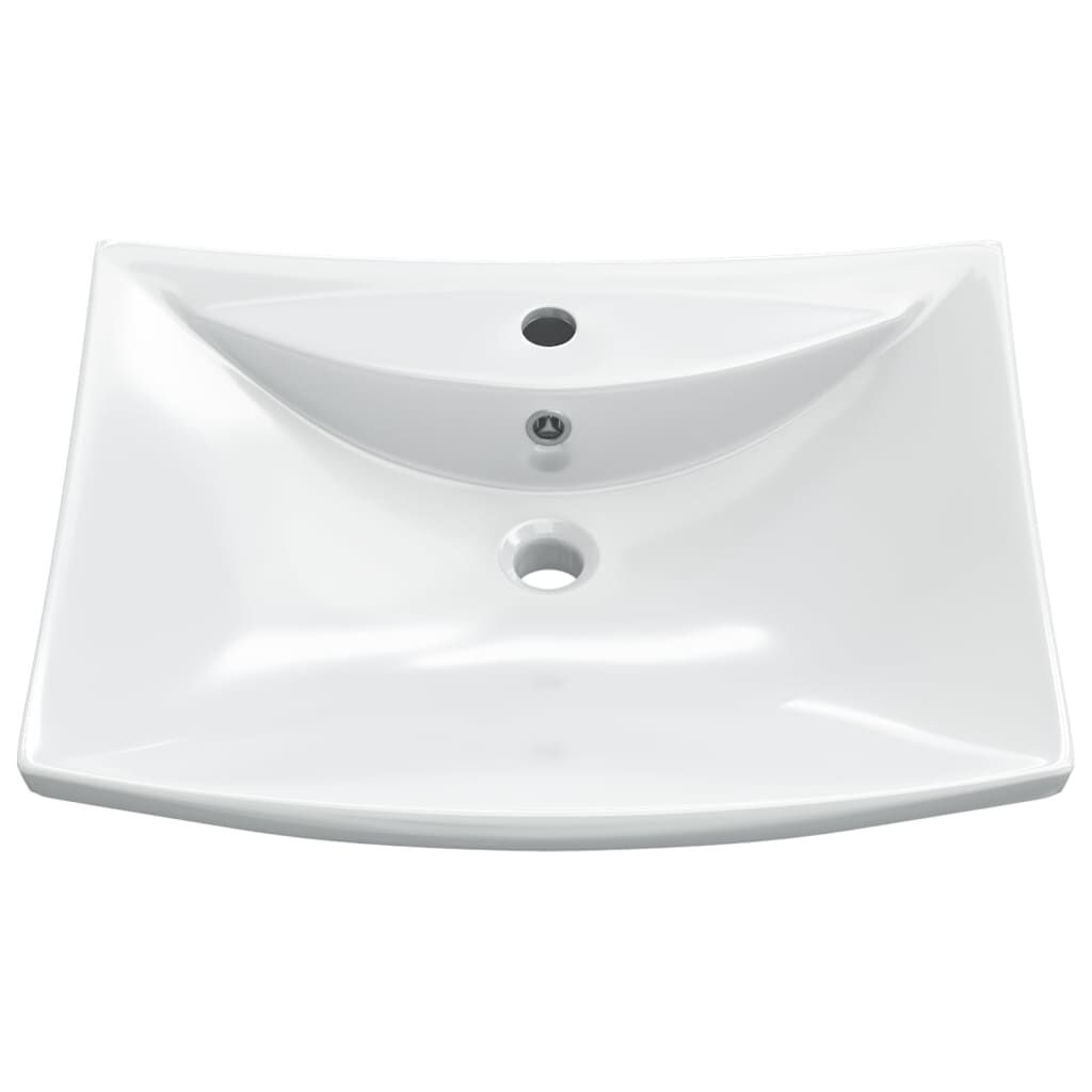 vidaXL Keramieken Wastafel 60cm - Met 62% Korting
