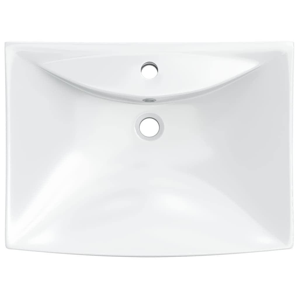 vidaXL Keramieken Wastafel 60cm - Met 62% Korting