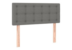 vidaXL Hoofdbord Donkergrijs Stof (90x5x78/88 cm) - 62% Korting!
