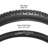 2x Lekbestendige Fietsbanden 26" Opvouwbaar + 2 Binnenbanden - 50% Korting!