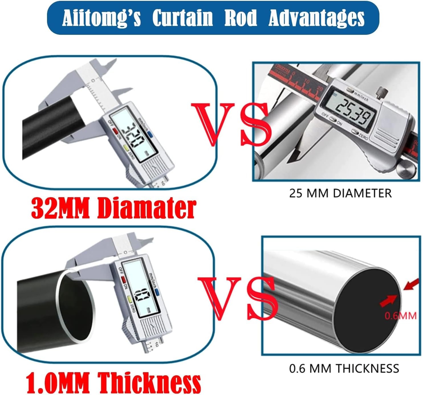 Telescopische Gordijnroede Zonder Boren - 29% Korting - Wit, 350-405 cm