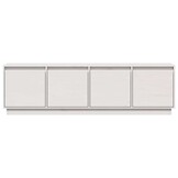 VidaXL TV-meubel Grenenhout Wit (156x37x45cm) - 59% Korting