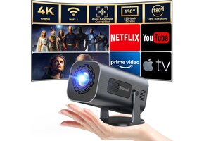 Mini Beamer 4K & Full HD 1080P - 34% Korting!