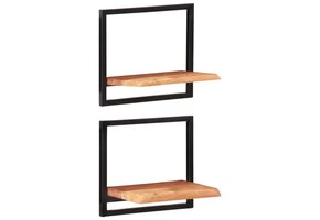vidaXL Wandschappen 2 st 40x24x35 cm (34% Korting!)