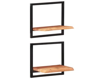 vidaXL Wandschappen 2 st 40x24x35 cm (34% Korting!)